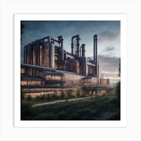 Industrial Plant Art Print