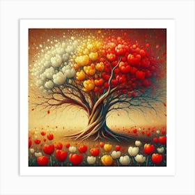 Tree Of Love Art Print