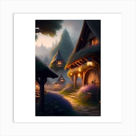 Beautiful night view Art Print