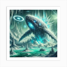 Glacius Cryokinesis Art Print