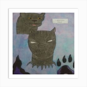 Black Panther Art Print