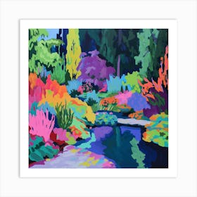 Colourful Gardens Vandusen Botanical Garden Canada 1 Art Print