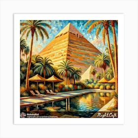 Egyptian Pyramids 11 Art Print