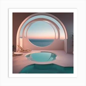 Aesthetic Pools Art Print