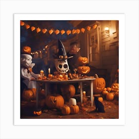 Halloween Party Art Print