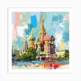 St Basil'S Cathedral 5 Art Print