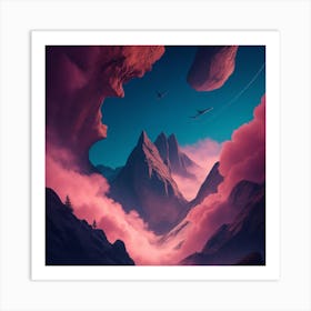 Landscape Painting Art Print