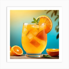 Orange Juice Art Print