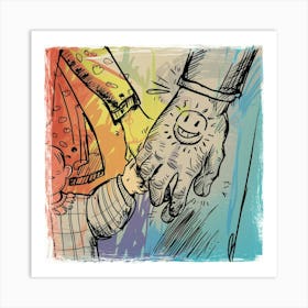 Child'S Hand Art Print