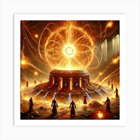 Phoenix Core Reactor Healing Warriors Art Print