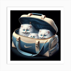 Nike Kittens Art Print