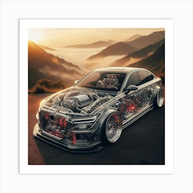 Audi A8 Art Print