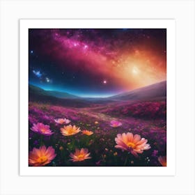 Celestial Blossom Art Print