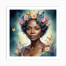 Queen Of Butterflies Art Print