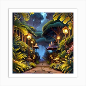 Botanical Gardens 11 Art Print