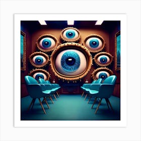 Waiting Room DMT Art Print