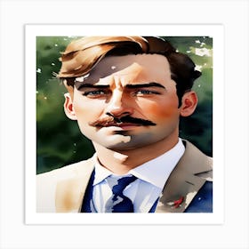 Portrait Of A Man 1 Art Print