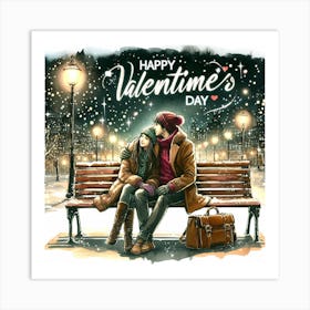 Happy Valentine'S Day 1 Art Print