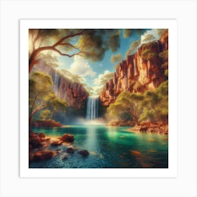 Waterfall 2 Art Print