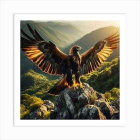 Golden Eagle 9 Art Print