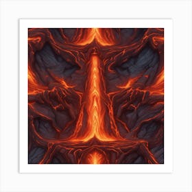 Lava Art 2 Art Print