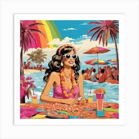 Hawaiian Beach 1 Art Print