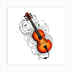 Violin Art Print