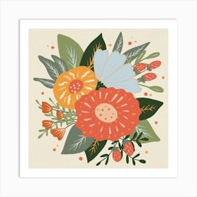 Floral Bouquet 1 Art Print