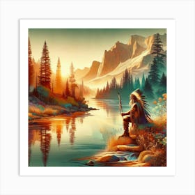 Native American Indian Art Print