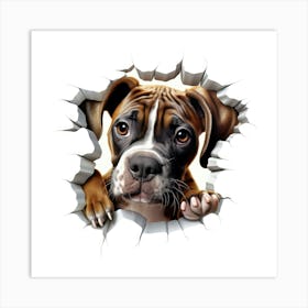 Boxer Dog 3 Art Print