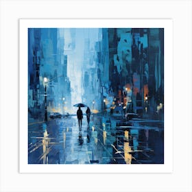 Rainy Night Art Print