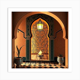 Arabic Interior Art Print