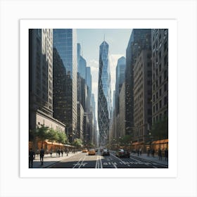 New York City Skyline 1 Art Print