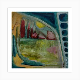 View From  My Window, Wall Abstract Art Art Print