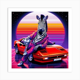 Cokezebra Art Print