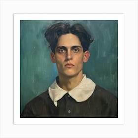 Portrait Of A Young Man 3 Art Print