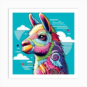 Llama 2 Art Print