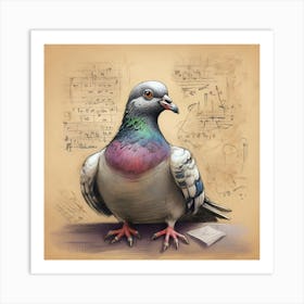 Pigeon 7 Art Print