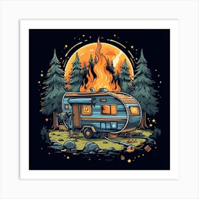 Camper Art Print