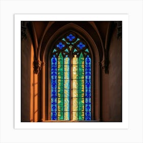 Stained Glass Window 2 Art Print