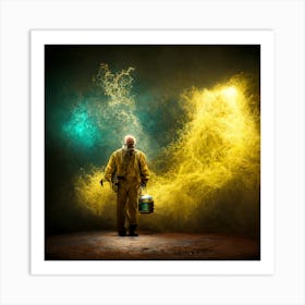 Mr white Art Print