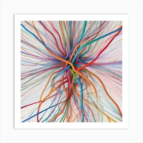 Wires 9 Art Print