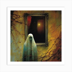 Ghost In The Mirror 2 Art Print