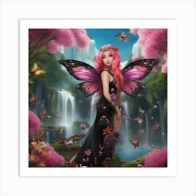 Fairy In The Forest 1 Art Print