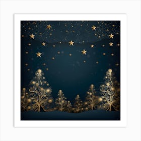 Christmas Background 4 Art Print