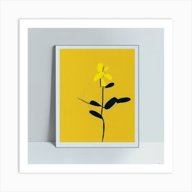BB Borsa Dancing yellow Flower Art Print