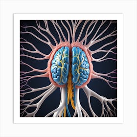 Brain And Spinal Cord 12 Art Print