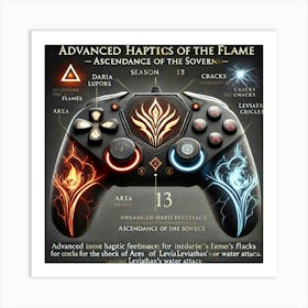 Haptic Feedback Controller Season 13 Ignis Luporum Art Print