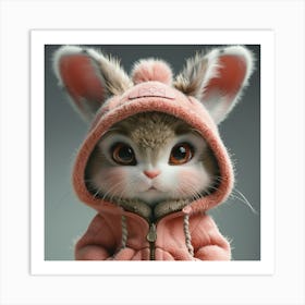 Cute Bunny 6 Art Print