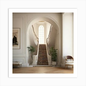 Stairway paintings Art Print